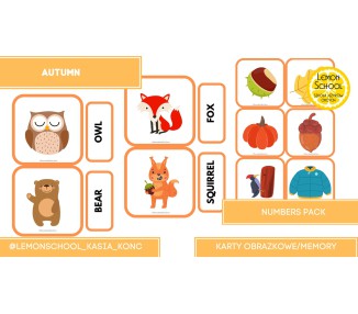 AUTUMN BIG PACK -NUMBERS , FOREST ANIMALS, CLOTHES, ACTIONS